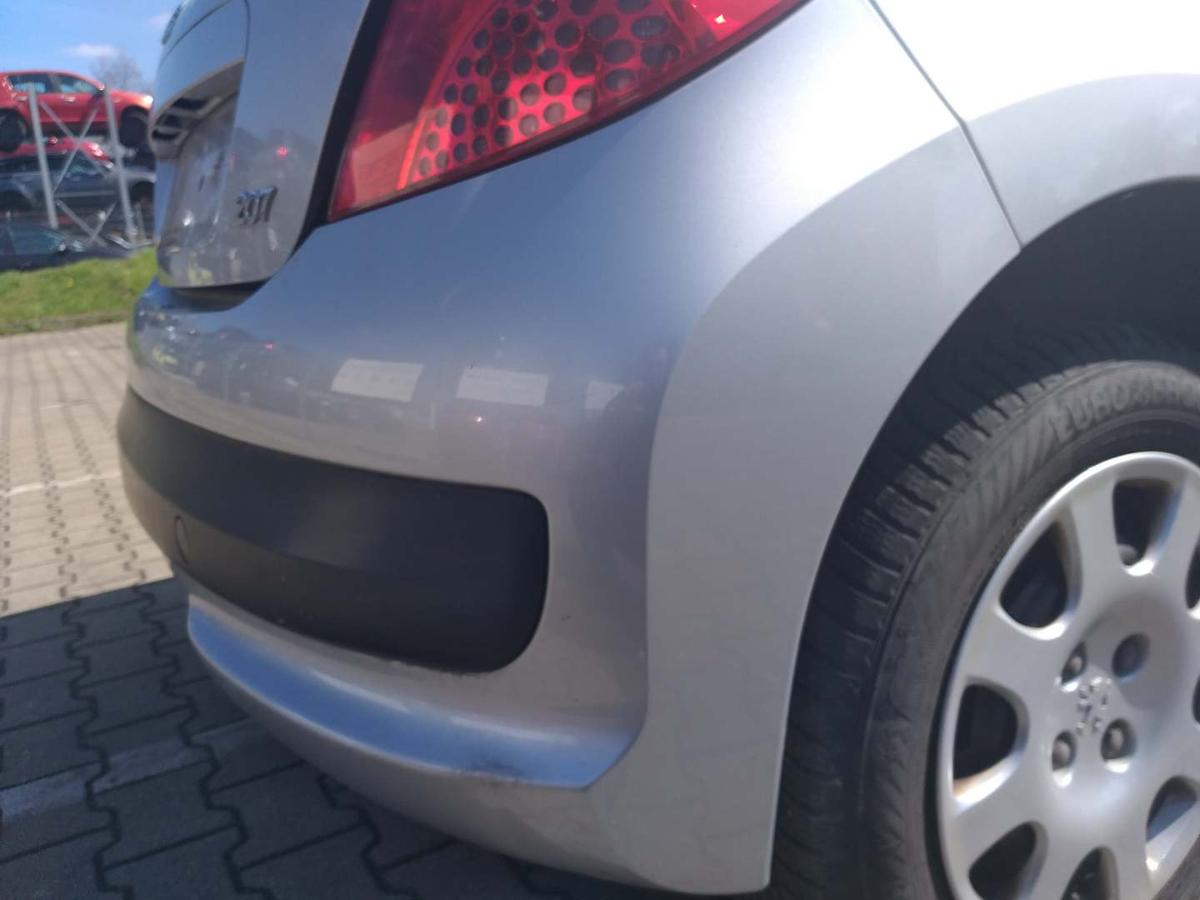 Peugeot 207 original Sto&szlig;stange Stossf&auml;nger hinten EZR Aluminium Grau Bj.2007